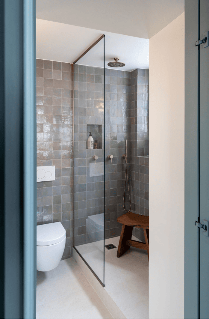 Réalisation de douche à l'italienne dans un appartement à Toulouse