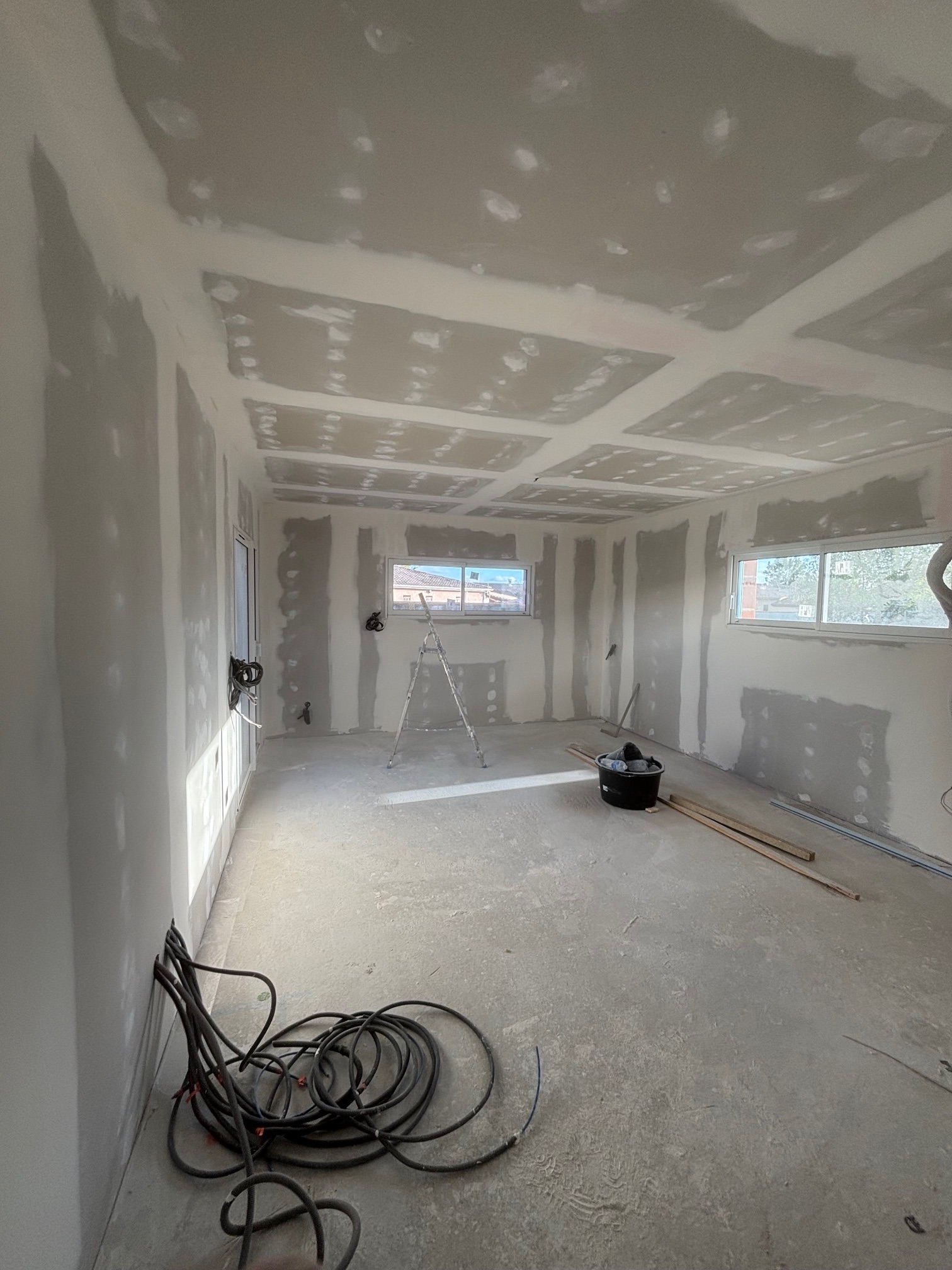 Pose de placo dans une maison neuve à Toulouse