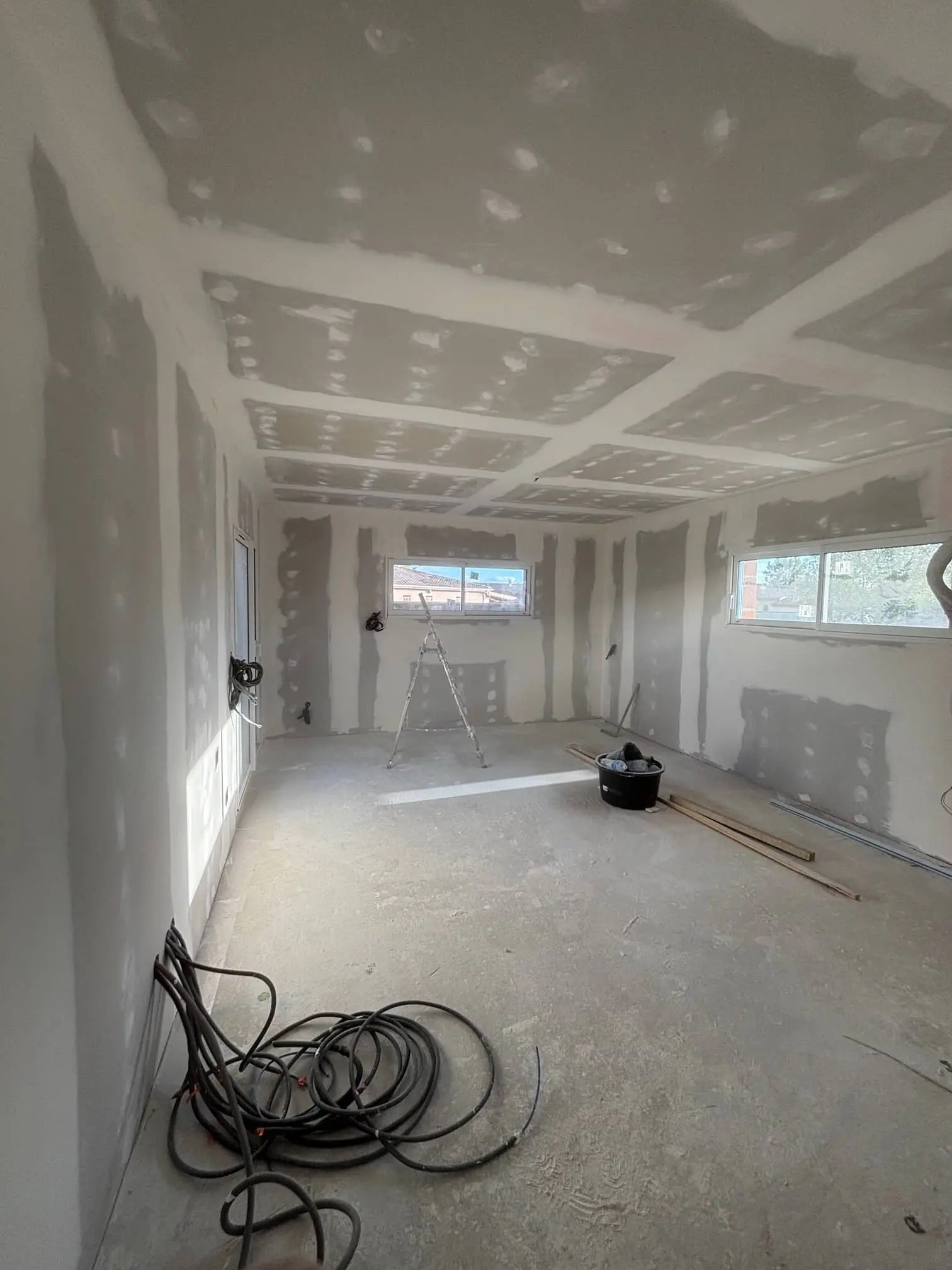 Réalisation placo complet maison neuve à cugnaux